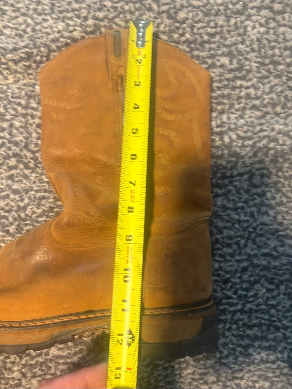 Rocky Men’s Size 11 “Original Ride” 13” Brown Leather Boots Good Condition!